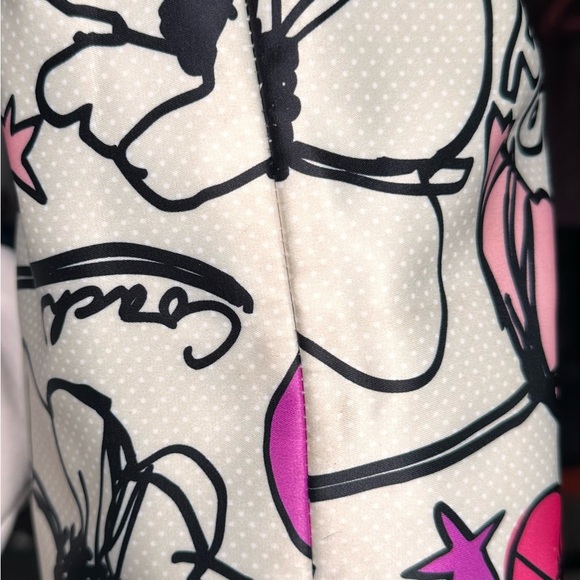 Coach Poppy Beige Floral Satin Metallic Leather Shoulder Bag L1071-16306 - Picture 12 of 12